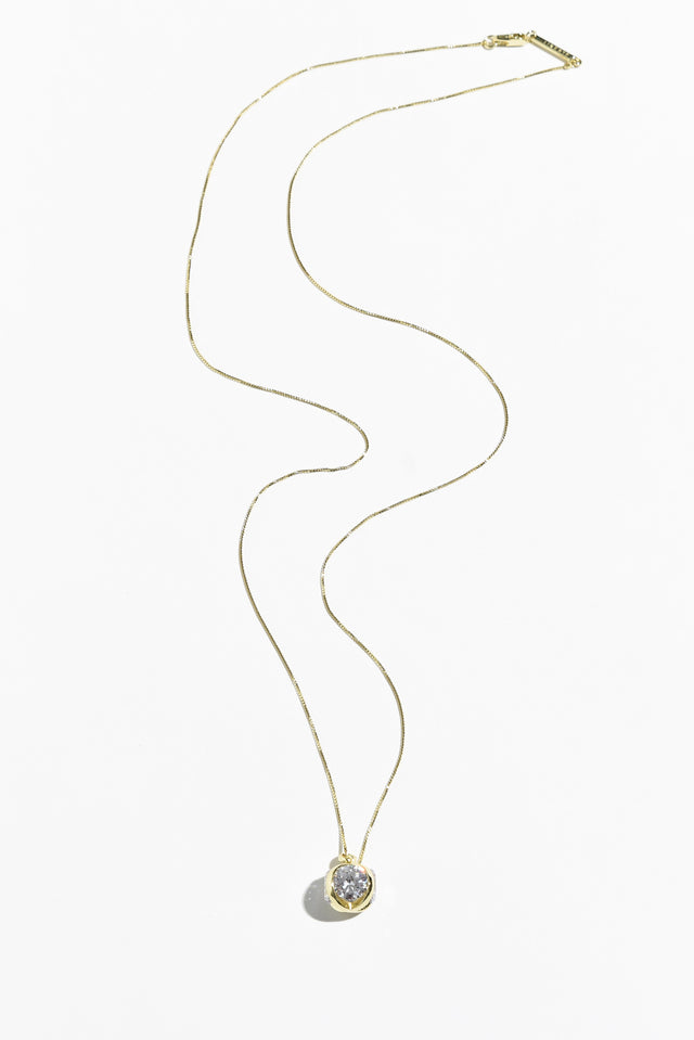 Coco Gold Diamante Necklace image 1