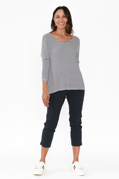 St. Yves Capri Pants 78 Cotton Spandex