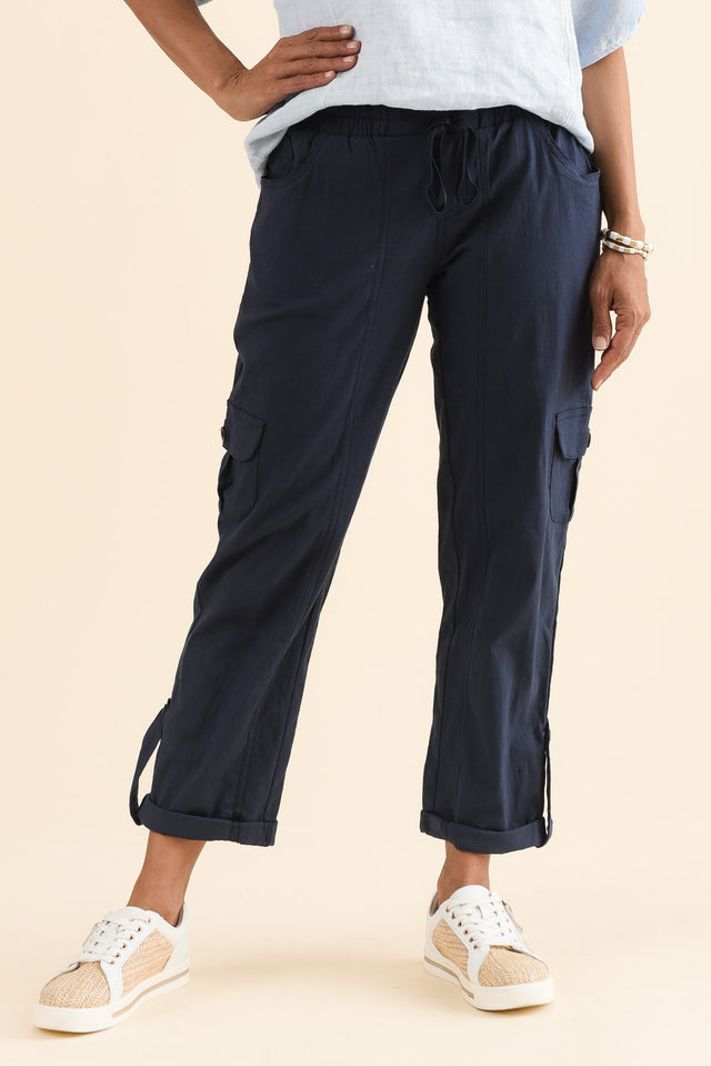 Colette Navy Cargo Pants