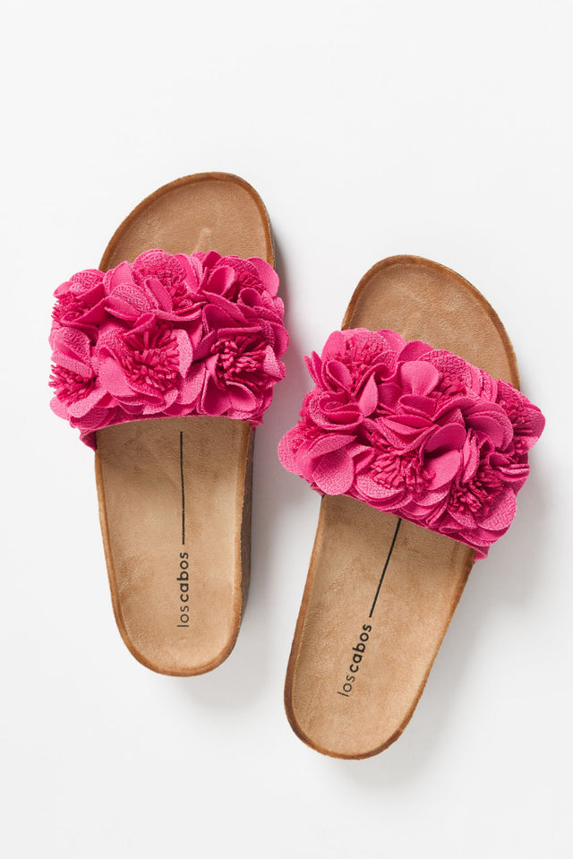 Corsage Hot Pink Flower Slide image 5