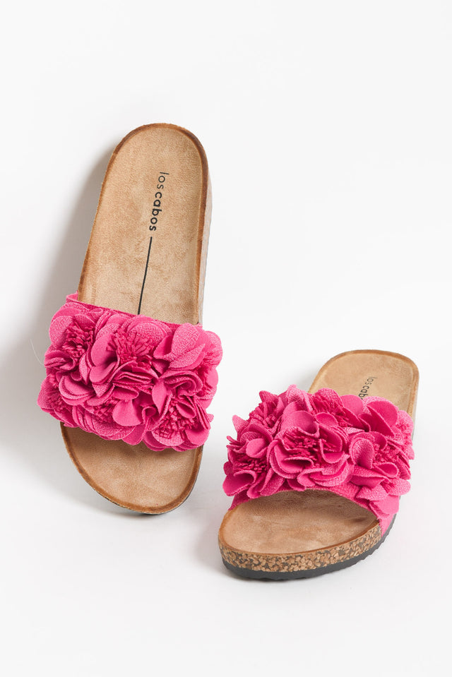 Corsage Hot Pink Flower Slide image 3