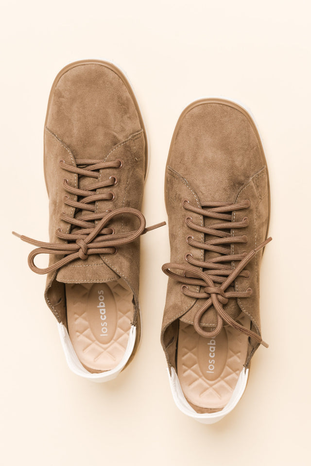 Cuavella Tan Suede Sneaker image 3