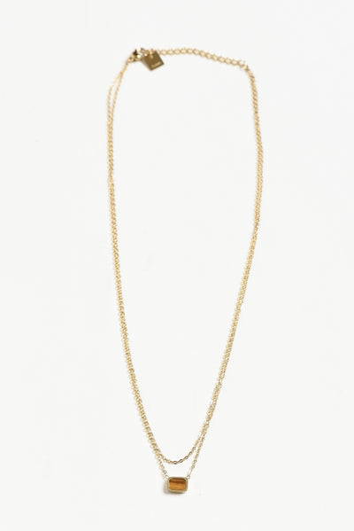 Deauville Gold Plated Layered Necklace