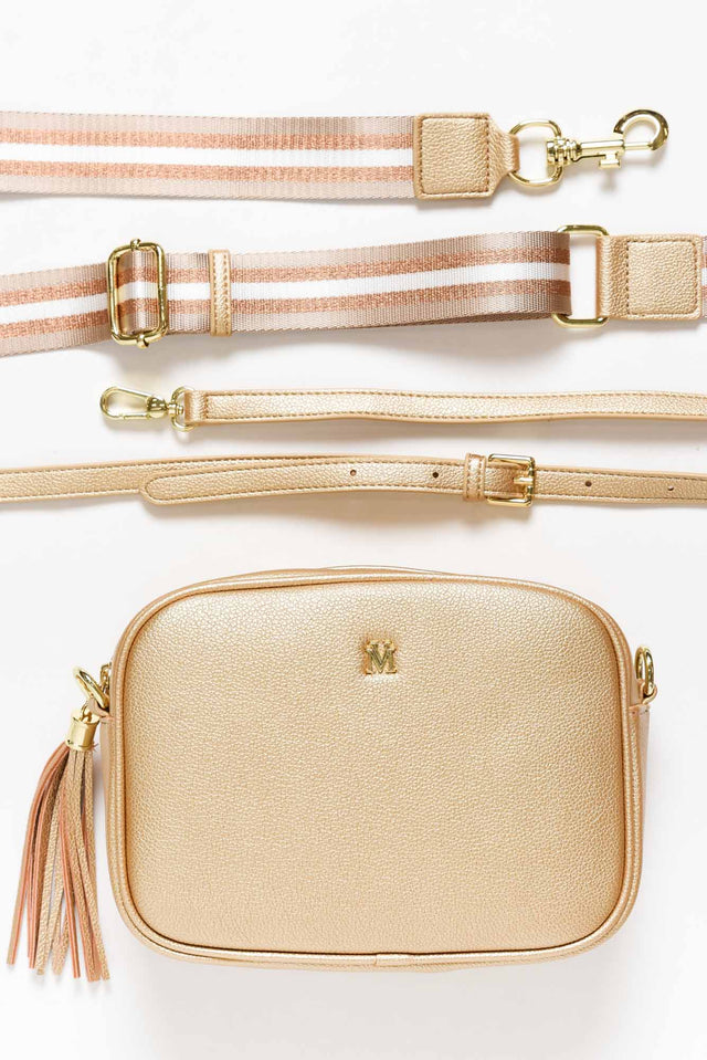 Donna Gold Crossbody Bag image 1