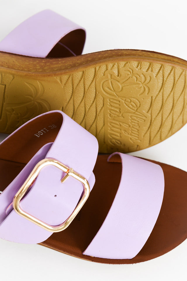 Doti Lilac Buckle Slide