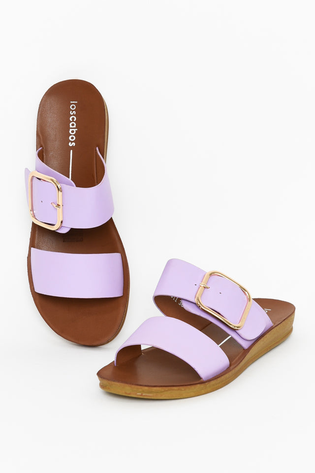 Doti Lilac Buckle Slide