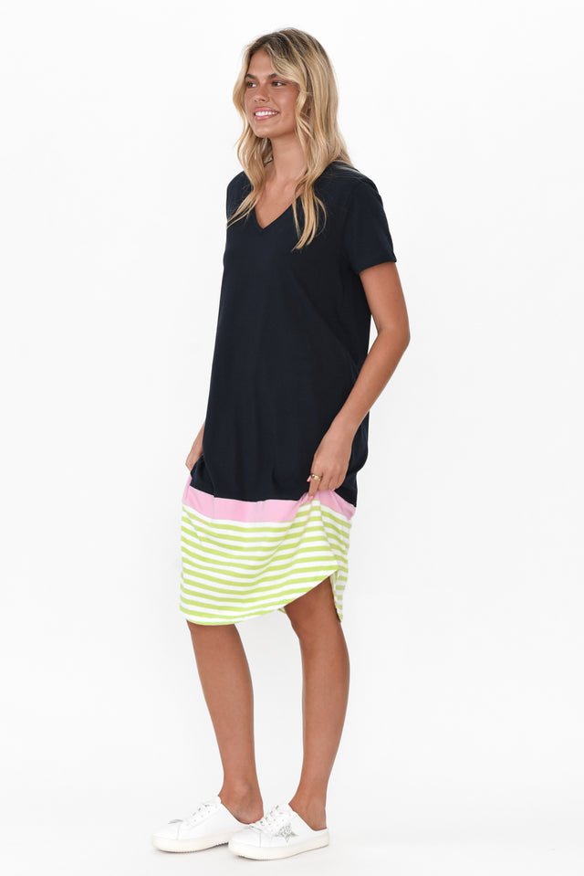 Draw the Line Nautical Tee Dress