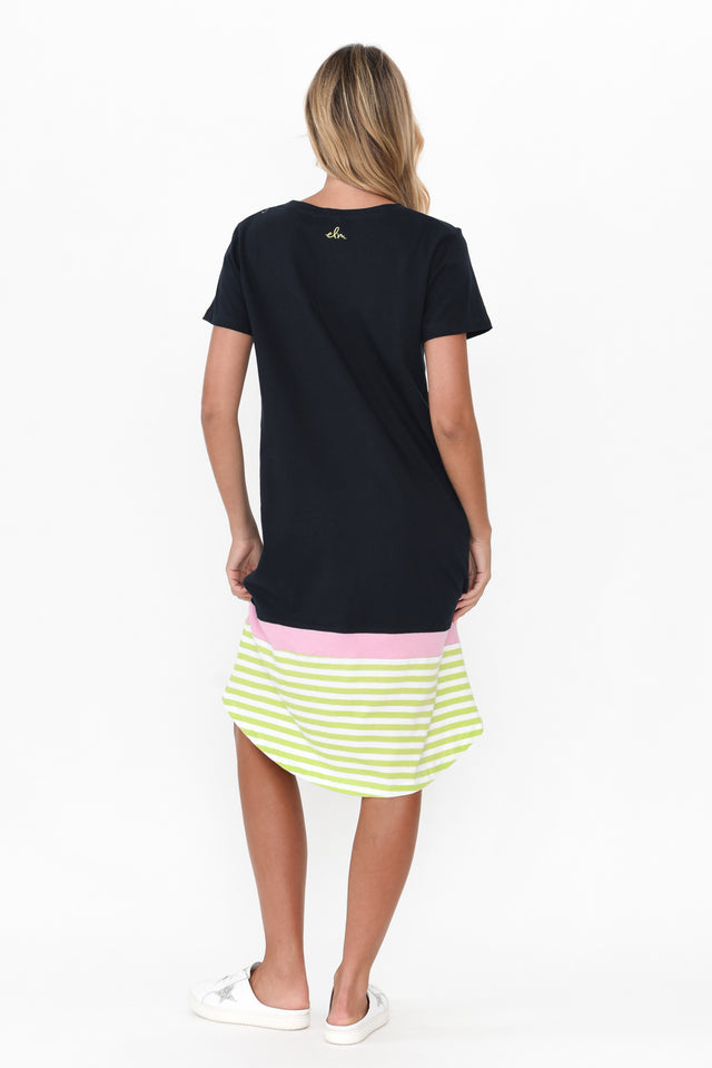Draw the Line Nautical Tee Dress