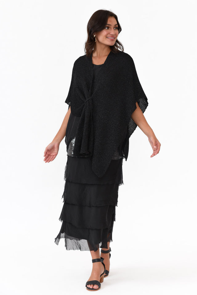 Dublin Black Metallic Wrap