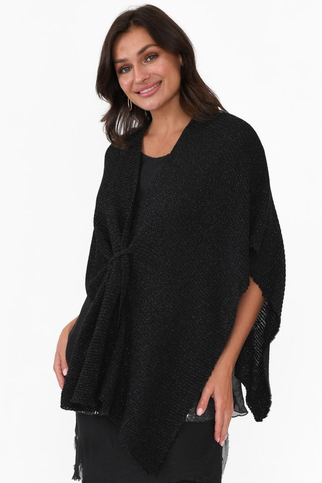 Dublin Black Metallic Wrap