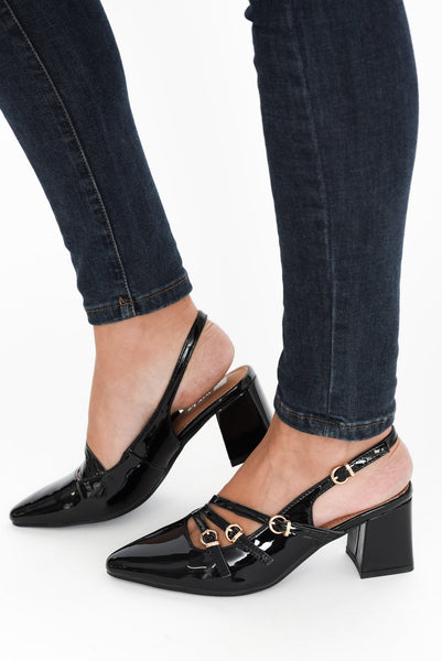 American Duchess Black Patent Leather Oxfords Womens Duchess Black