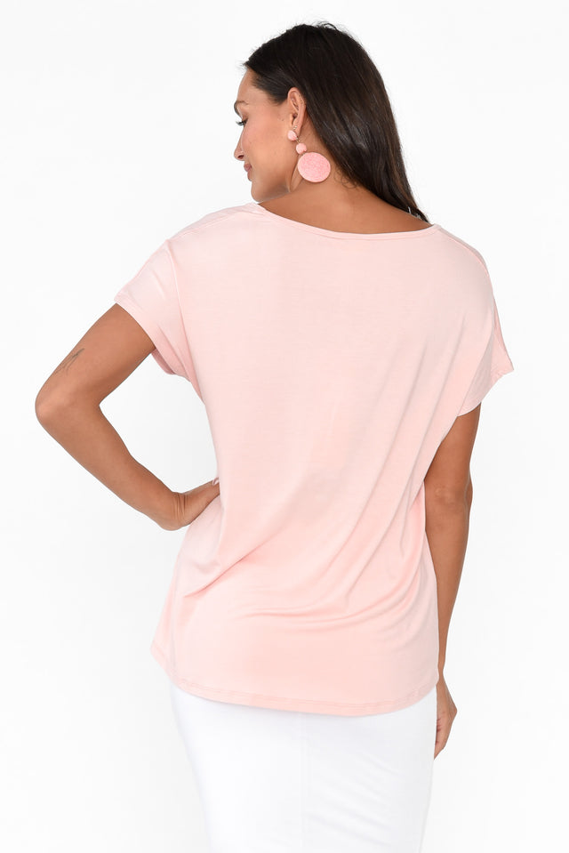 Eadie Blush Bamboo Top