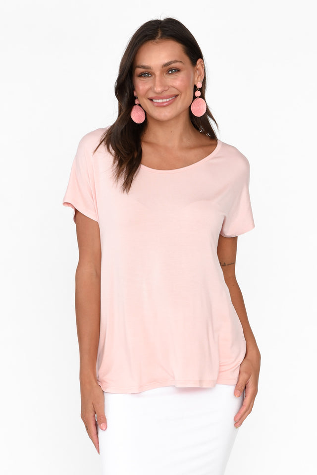 Eadie Blush Bamboo Top