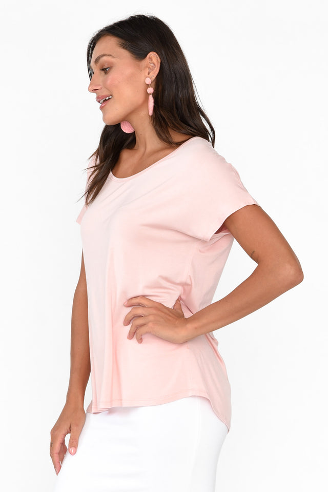 Eadie Blush Bamboo Top