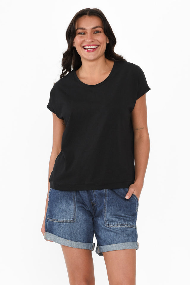 Eddie Black Cotton tee