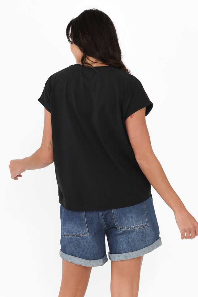 Eddie Black Cotton tee image 5
