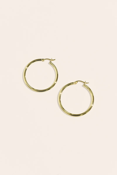 Erika Gold Hoop Earrings