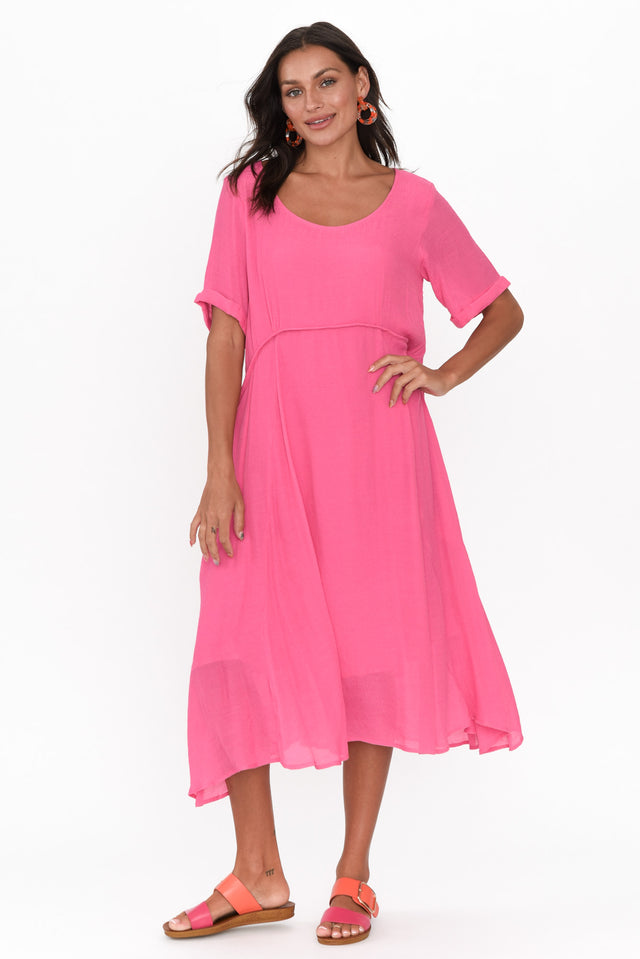 Everlyn Pink Crescent Dress