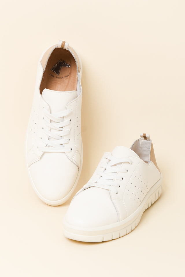 Exit White Leather Sneaker image 2