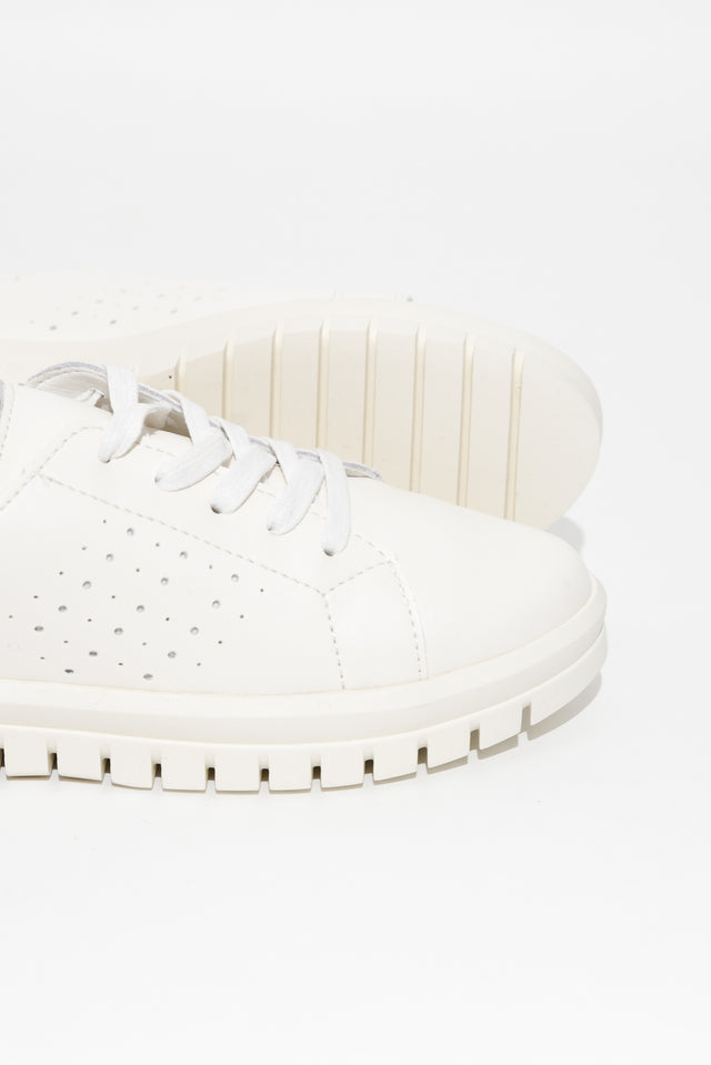 Exit White Leather Sneaker image 3