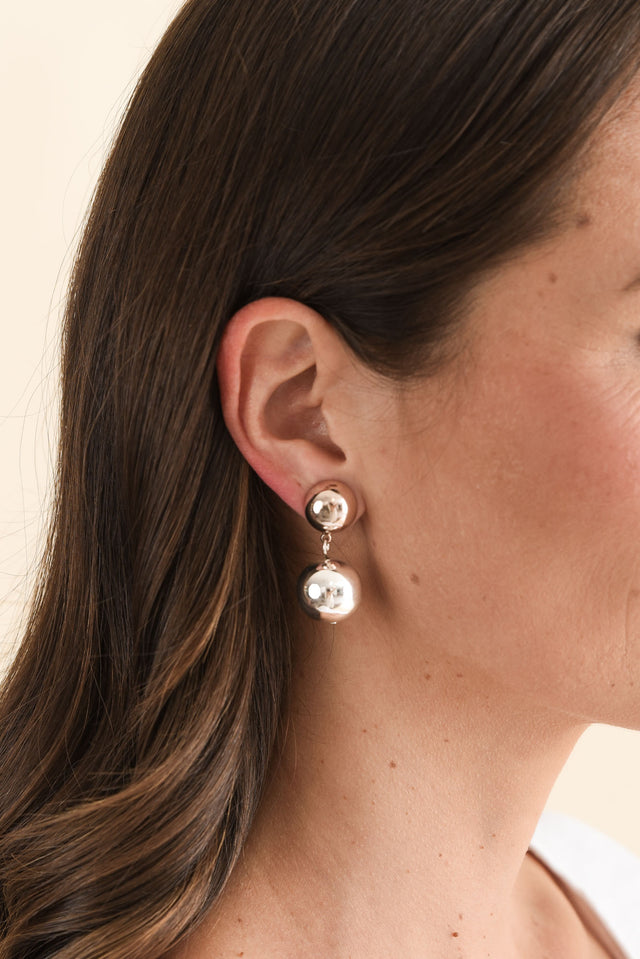 Fenton Silver Ball Drop Earrings