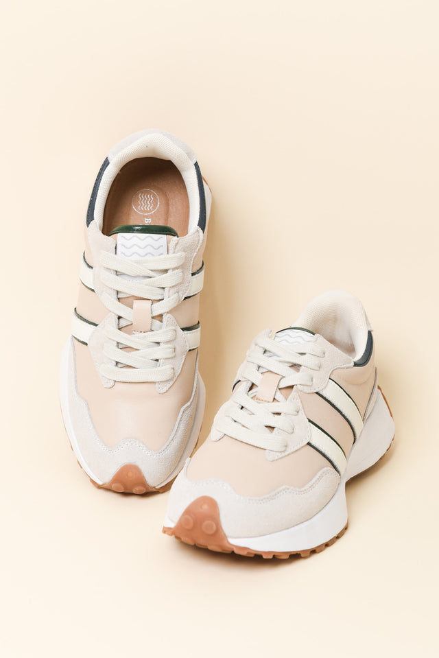 Flex Natural Stripe Leather Sneaker image 3