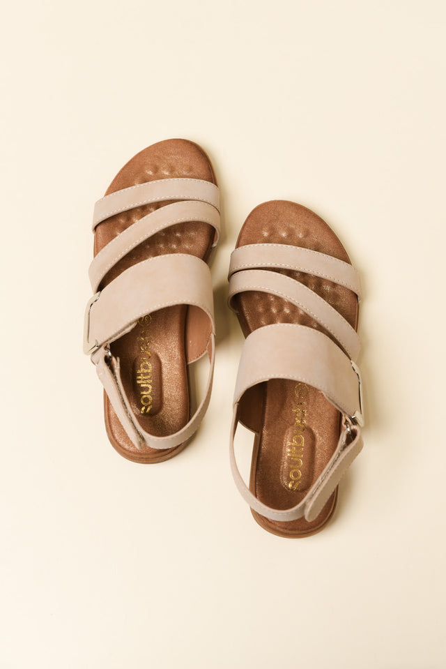 Flinders Beige Velcro Sandal image 4