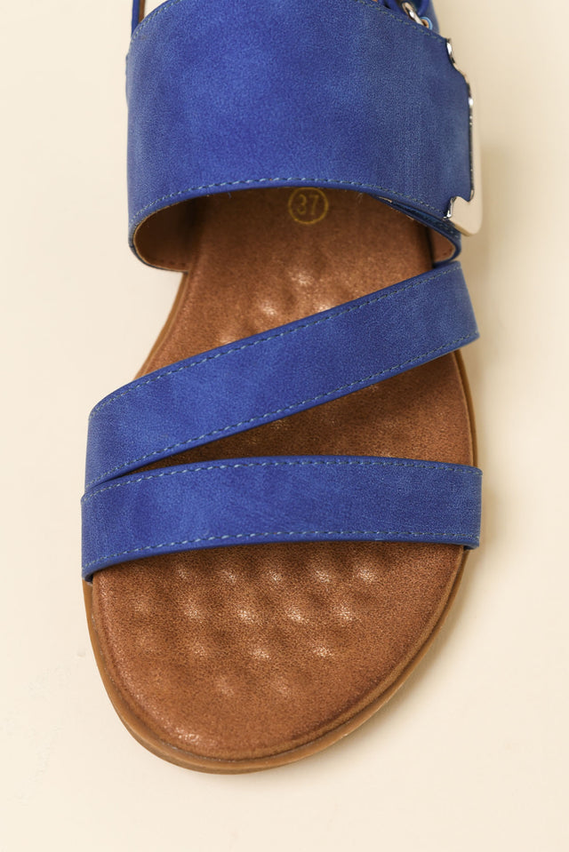 Flinders Blue Velcro Sandal image 5