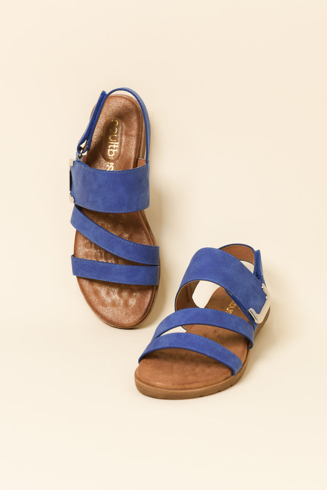 Flinders Blue Velcro Sandal image 3