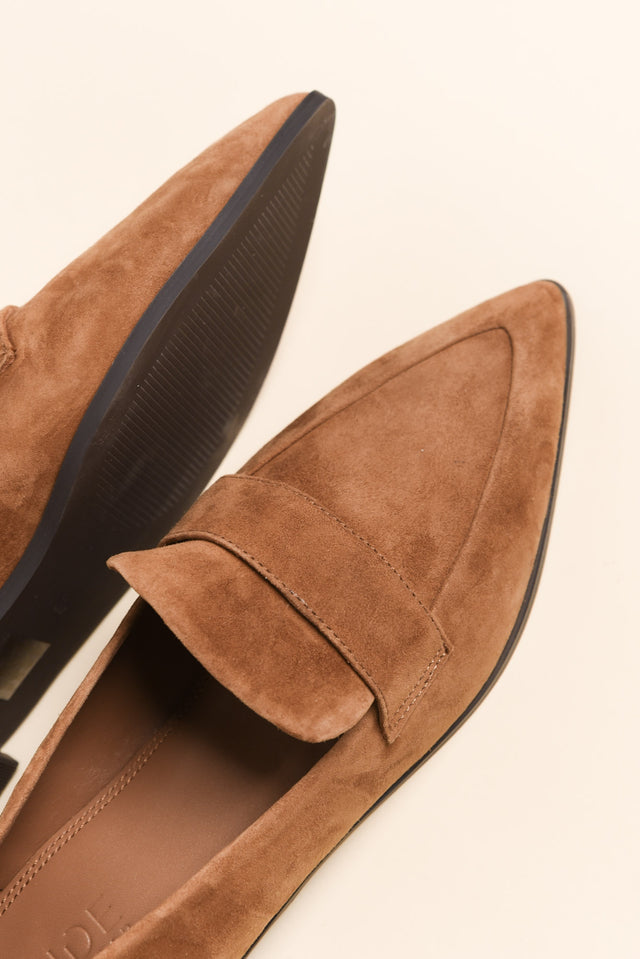 France Tan Suede Loafer image 4