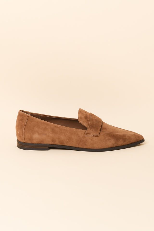 France Tan Suede Loafer