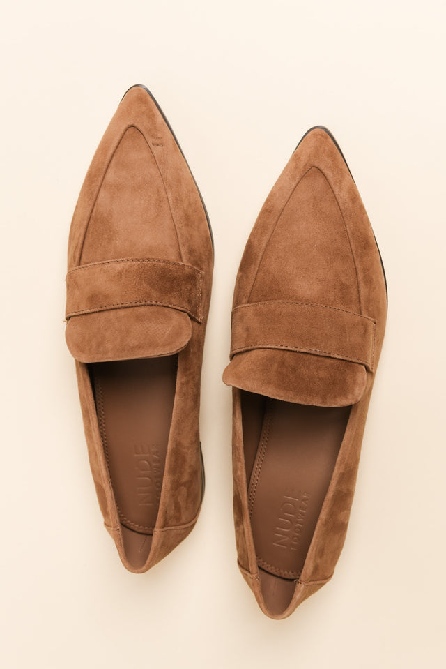 France Tan Suede Loafer image 5