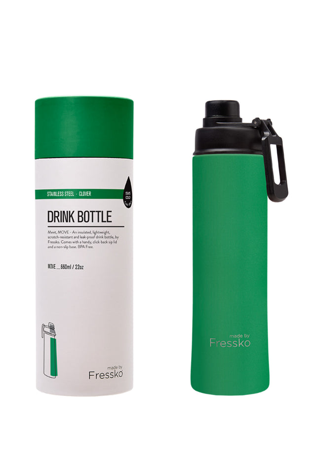 Fressko Clover 660ml Stainless Steel Water Bottle