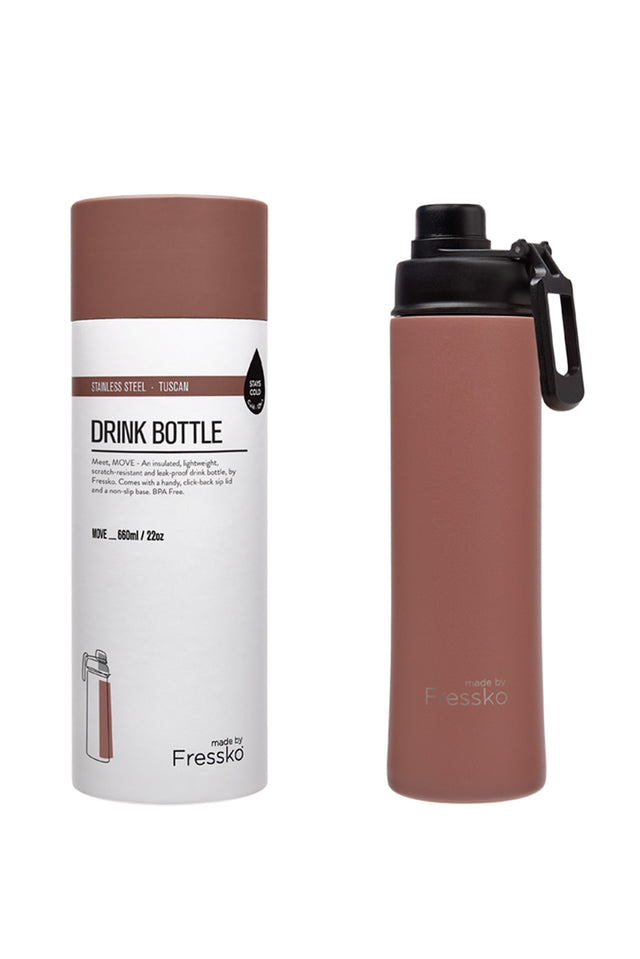 Fressko Tuscan 660ml Stainless Steel Water Bottle
