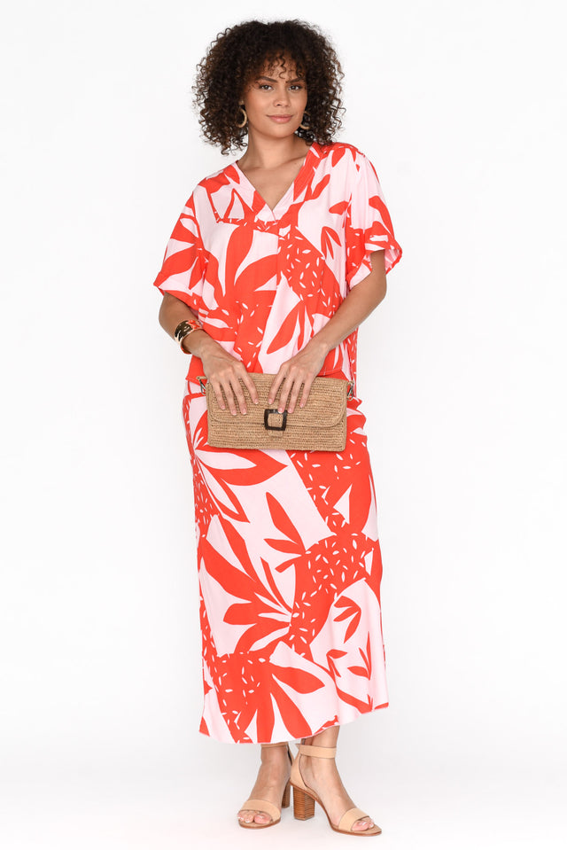 Fribben Pink Leaf Top