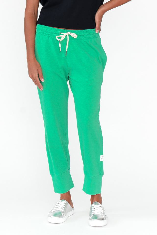 Fundamental Brunch Green Cotton Pants