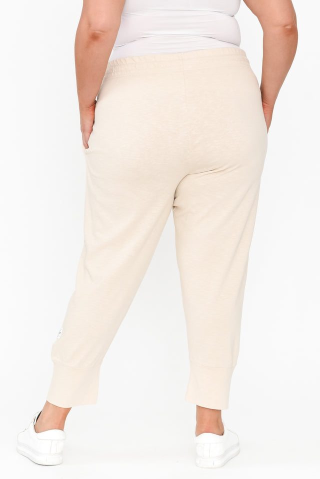 Fundamental Brunch Natural Cotton Sweatpants,Blonde model,alt text|model:Caitlin image 11