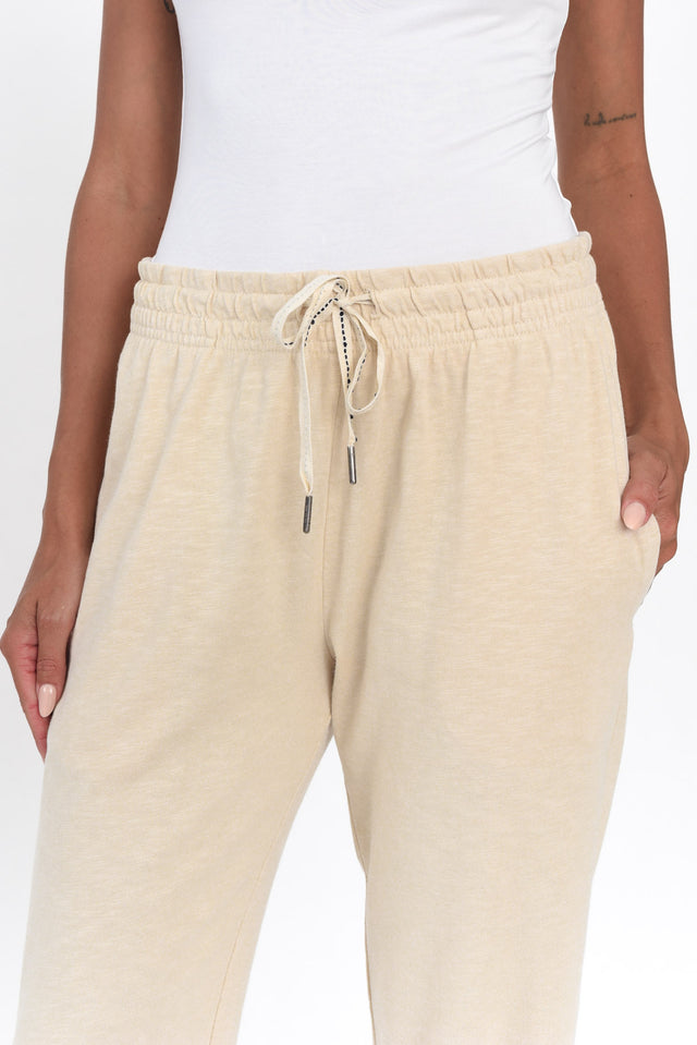 Fundamental Brunch Natural Cotton Sweatpants,Brunette model,alt text|model:Brontie image 7