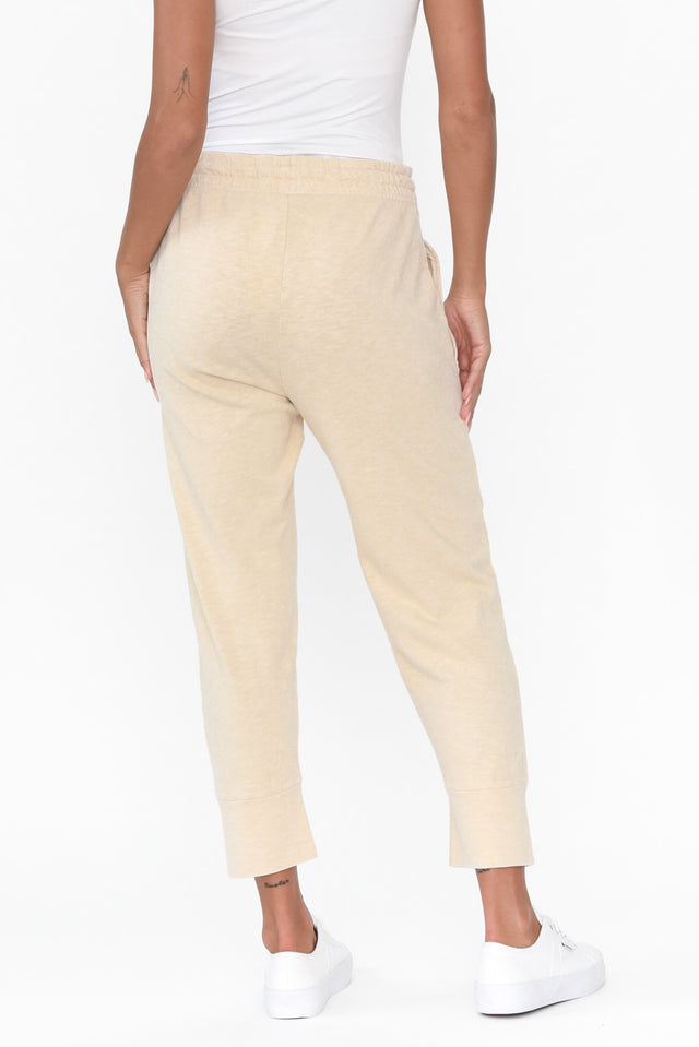 Fundamental Brunch Natural Cotton Sweatpants,Brunette model,alt text|model:Brontie image 6