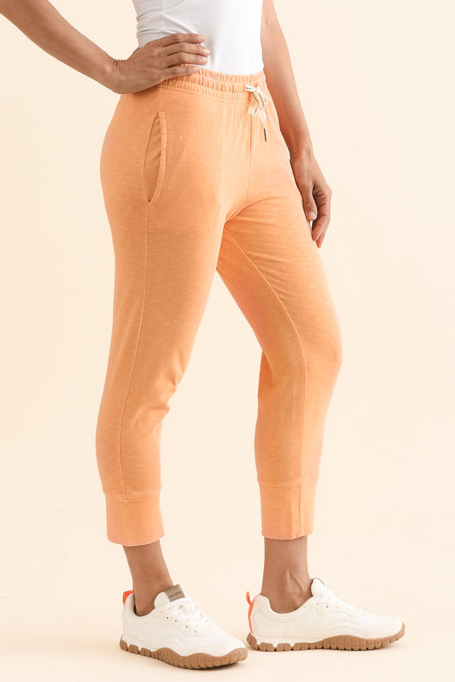 Fundamental Brunch Peach Cotton Sweatpants image 3