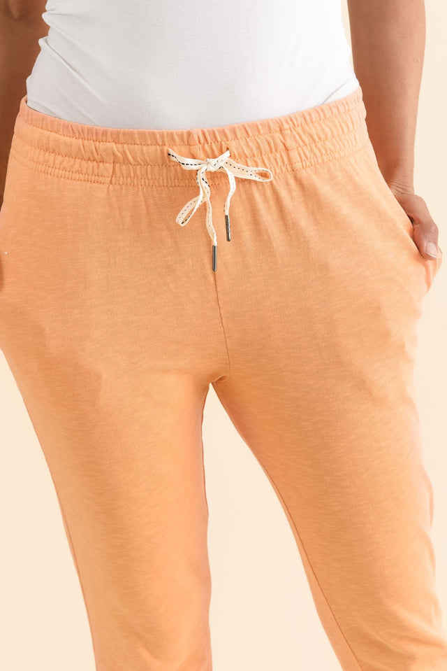 Fundamental Brunch Peach Cotton Sweatpants image 5