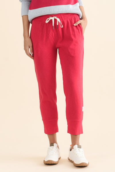Fundamental Brunch Raspberry Cotton Sweatpants