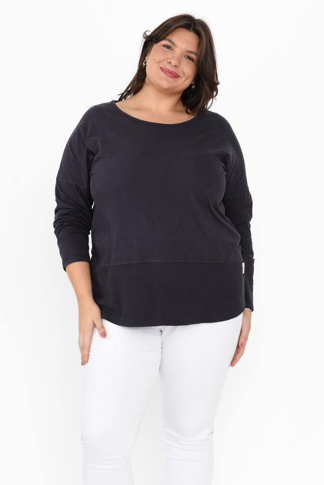 plus-size,curve-basics,curve-tops,plus-size-sleeved-tops,plus-size-cotton-tops,plus-size-basic-tops,plus-size-jumpers,alt text|model:Gabby image 8