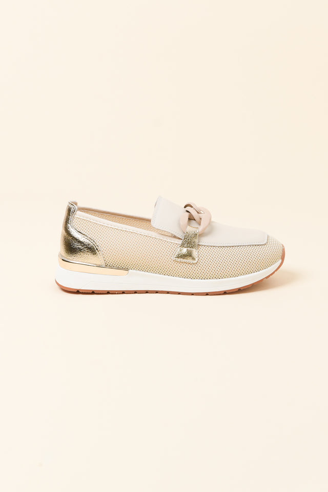 Gallaz Natural Chain Platform Loafer image 1