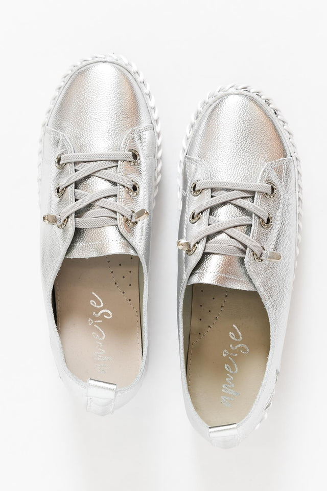 Gamma Silver Star Leather Sneaker