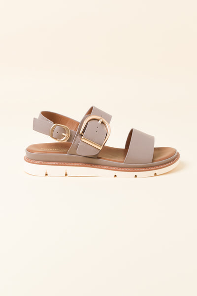 Garie Taupe Buckle Sandal