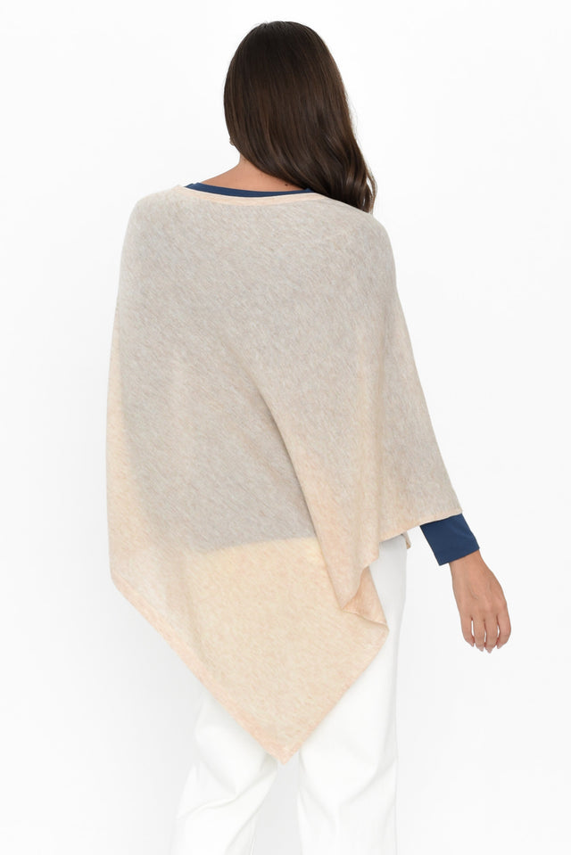 Haly Oat Wool Blend Poncho image 5