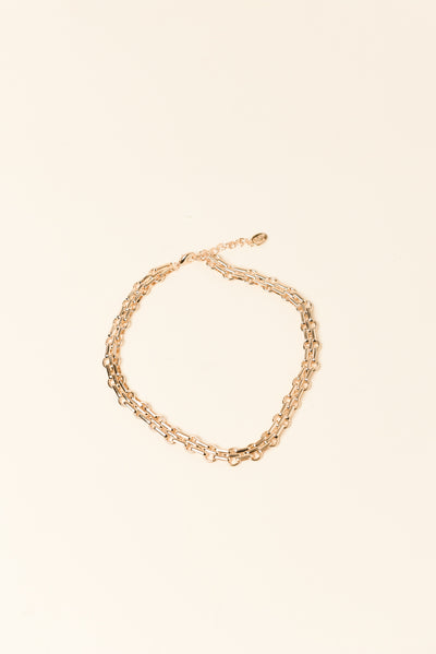 Hanly Gold Linked Chain Necklace