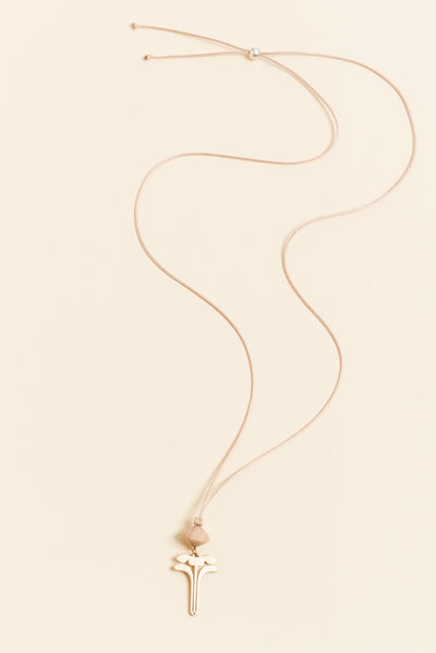 Hatia Gold Flower Pendant Necklace