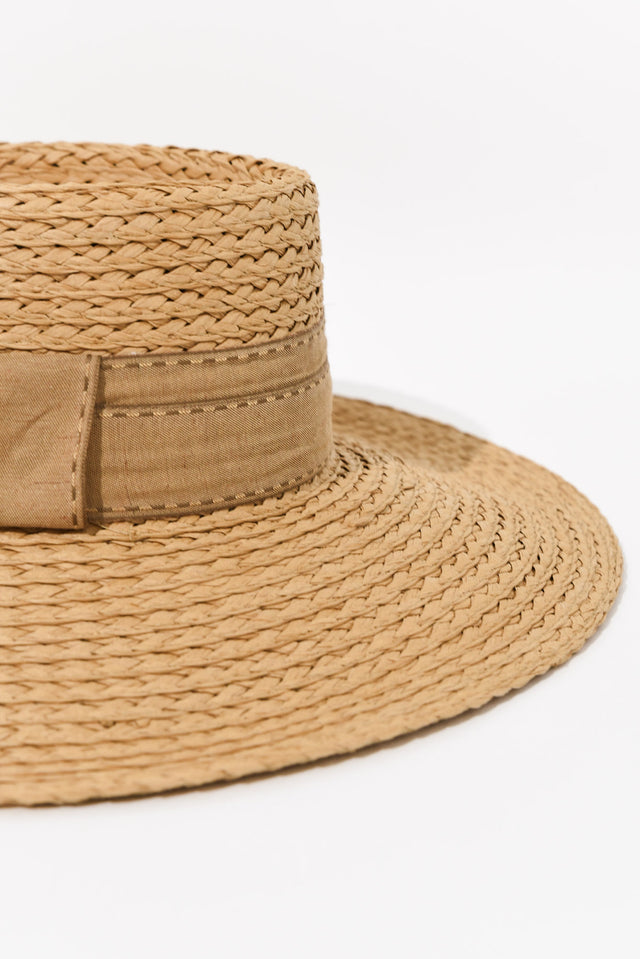 Hayman Camel Raffia Capeline image 4